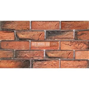 Gạch cổ ốp tường màu đỏ đen AT01-L2